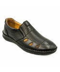 Pantofi Barbati DR JELL'S  Din Piele Naturala B 36-GR9990 negru