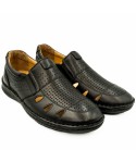 Pantofi Barbati DR JELL'S  Din Piele Naturala B 36-GR9990 negru