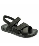 Sandale Barbati Goretti Din piele naturala B 39-E501 negru box 