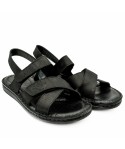 Sandale Barbati Goretti Din piele naturala B 39-E501 negru box 