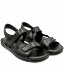  Sandale Barbati Goretti Din piele naturala B 39-G4 negru box  