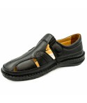 Pantofi Barbati DR JELL'S Din Piele Naturala B 36-GR9991 negru 