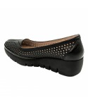 Pantofi dama Anna Viotti din piele naturala de vitel negru 50-5345