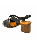 Sandale dama Goretti Din piele naturala D 42-635 negru