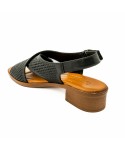 Sandale dama Goretti Din piele naturala D 42-6004 negru