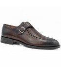 Pantofi barbati eleganti Goretti din piele naturala B 261 MARO