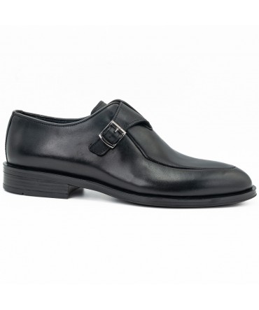 Pantofi barbati Goretti din piele naturala B 261 negru 