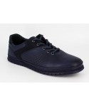 Pantofi casual DR JELL'S blu, din piele naturala B8781