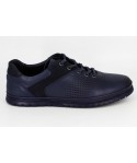 Pantofi casual DR JELL'S blu, din piele naturala B8781